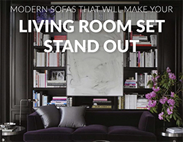 Modern Sofas That Will Make Your Living Room Set Stand Out